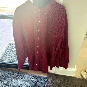 Red plans vineyard vines classic fit shirt 4XB new with tags